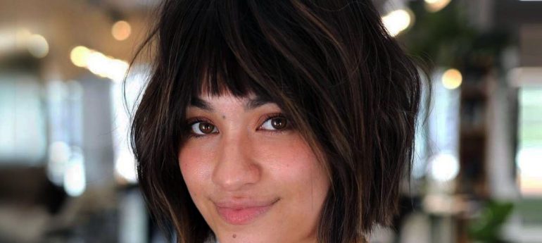 The Perfect Shaggy Choppy Bob for Every Face Shape